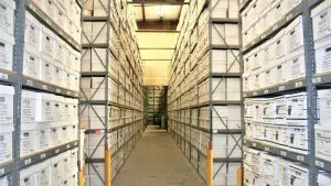 Secure record storage facility